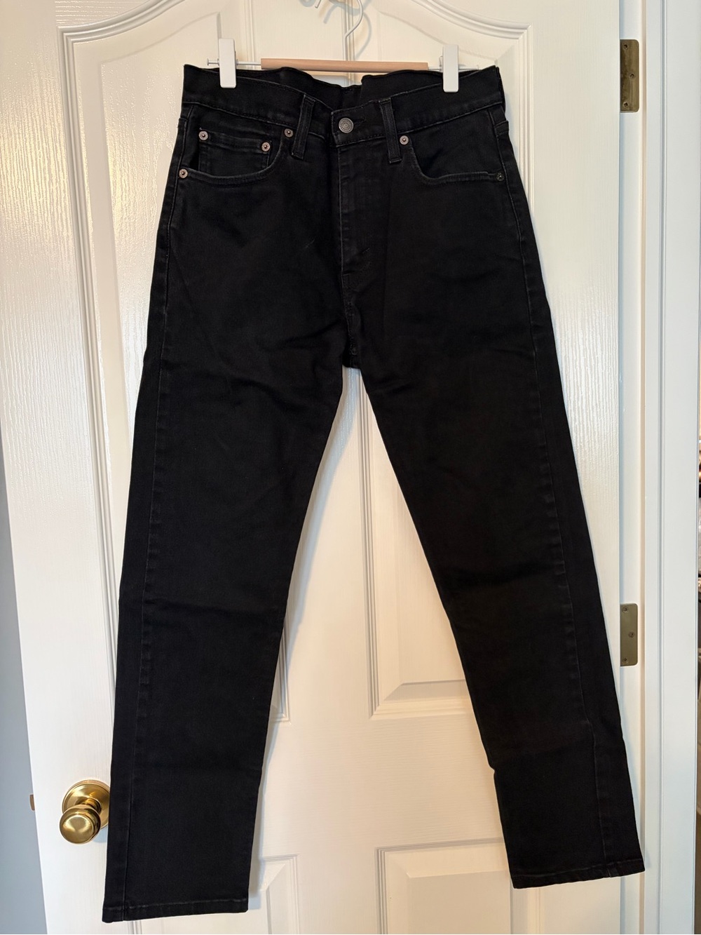 Levi's 502 Straight Leg Jeans in Black Waist 31 Like New